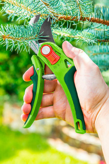 Verto Pruning Shears Type Bypass Shears Length 21cm with Maximum Cutting Diameter 12mm