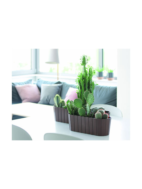 Prosperplast Boardee Case Ζαρντινιέρα Πλαστική Γκρι 58.7x14.4x13εκ.