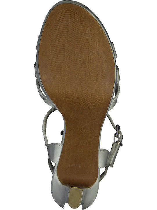 Sandals Anatomic from Patent Leather White