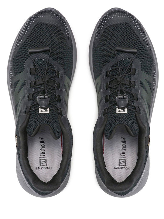 Salomon Hypulse GTX Men's Hiking Shoes Waterproof with Gore-Tex Membrane Black / Quiet Shade / Lunar Rock