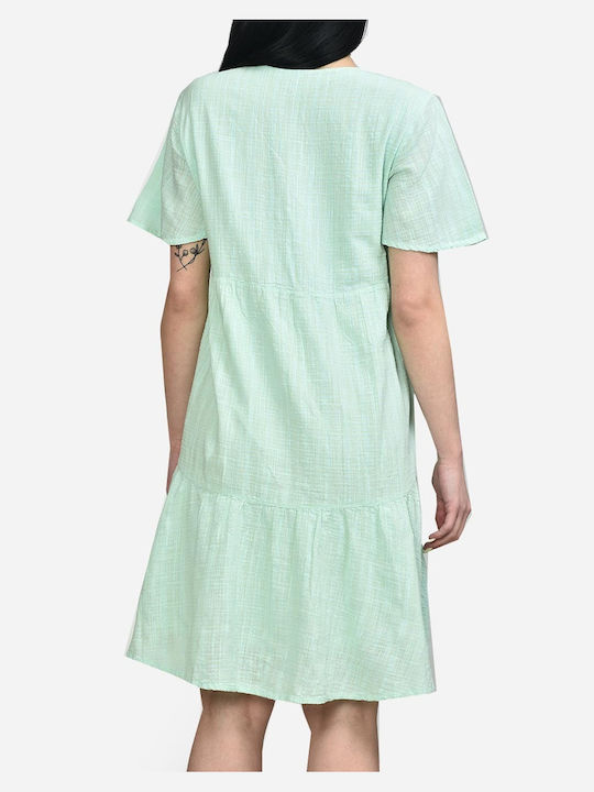 Vero Moda Summer Mini Dress Green
