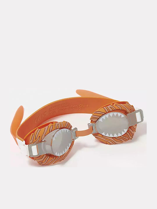 Sunnylife Tully the Tiger Γυαλιά Κολύμβησης Kinder Orange