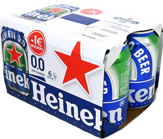 Heineken 0% Lager Kiste 6x330ml