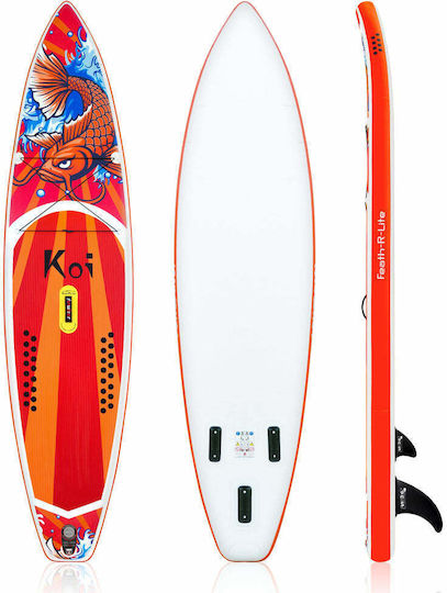 Funwater Koi 11′6″ Inflatable SUP Board with Length 3.5m Red