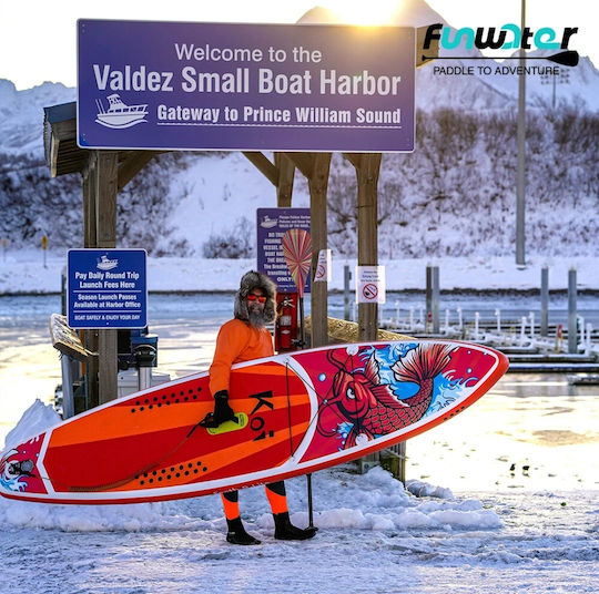Funwater Koi 11′6″ Inflatable SUP Board with Length 3.5m Red