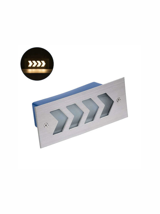 GloboStar Στεγανή Πλαφονιέρα LED 6W 3000K GloboStar Στεγανή Πλαφονιέρα LED 6W 3000K