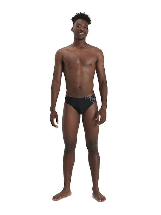 Medley Costum de Baie Bărbătesc Slip Negru