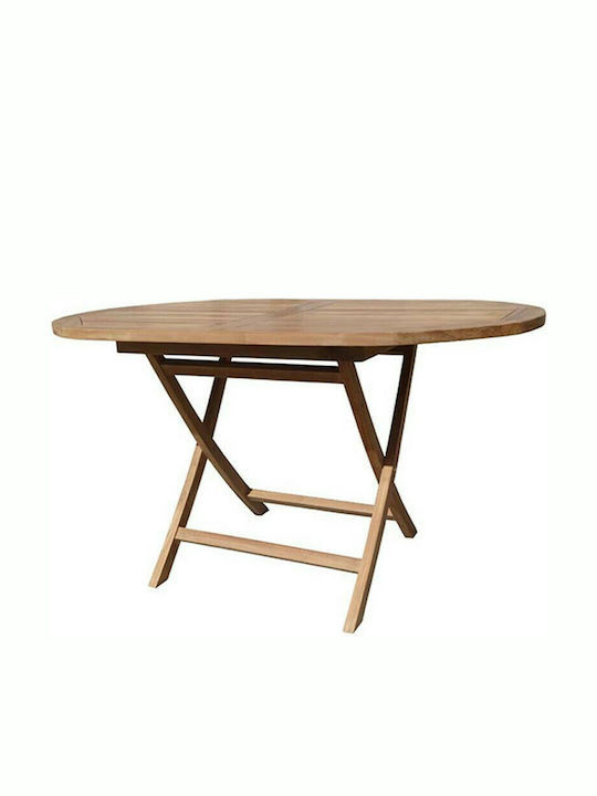 Outdoor Table from Teak Foldable 140x80x75cm