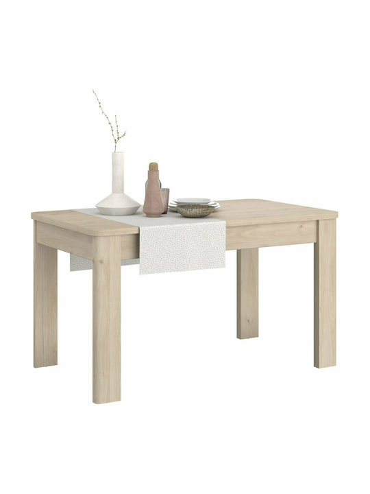 Portsmouth Table Kitchen Wooden Ash Grey 138x80x78cm