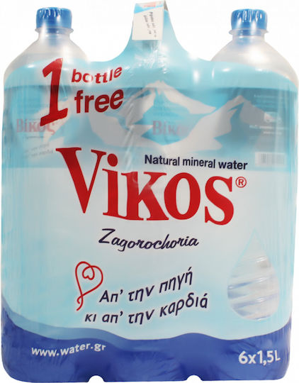 Βίκος Φυσικό Μεταλλικό Νερό 6x1.5lt