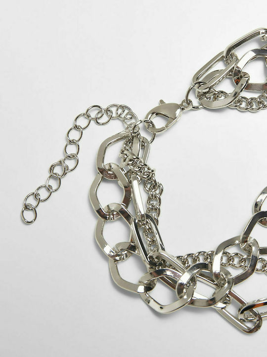 Urban Classics Bracelet Chain with design Anchor made of Silver