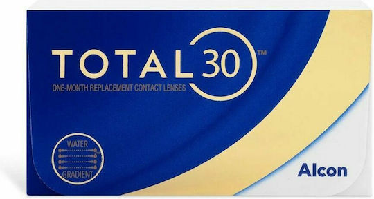 Alcon Total 30 6 Monthly Contact Lenses Silicone Hydrogel with UV Protection