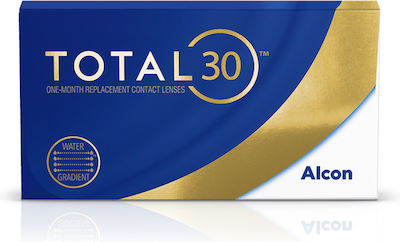 Alcon Total 30 6 Μηνιαίοι Φακοί Επαφής Σιλικόνης Υδρογέλης με UV Προστασία