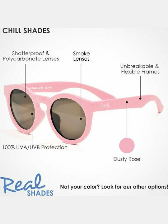 Real Shades Chill Toddler Ochelari De Soare Pentru Copii Roz Pentru 2-4 Ani