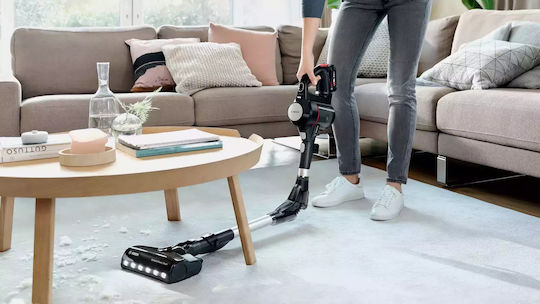 Bosch Unlimited 7 Επαναφορτιζόμενη Σκούπα 2 σε 1 Stick & Χειρός 18V Μαύρη