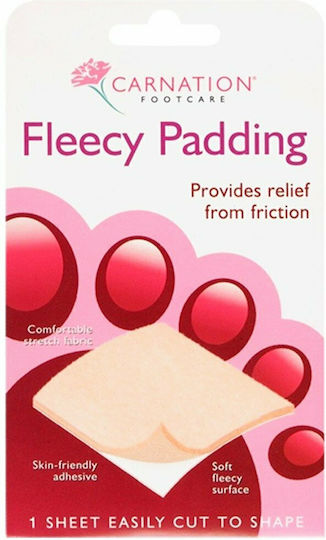 Carnation Fleecy Padding Callus Silicone Patch 1pcs