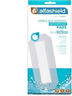 Karabinis Medical Alfashield Waterproof & Sterilized Plaster 20x9cm 1pcs