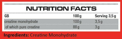 Nutrend Creatine Monohydrate Performance Increase 500gr