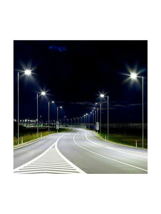V-TAC Outdoor Floor Lamp LED Straße 30W with Natürliches Weiß Light IP65 Gray