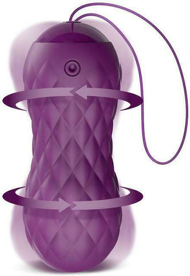 LateToBed Nima Vibrator Egg with Remote Control 8.7cm Purple