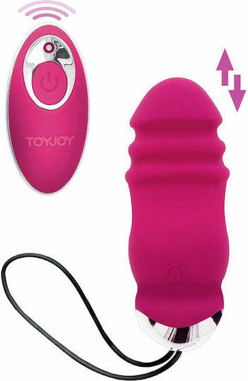 ToyJoy Happiness Happiness Sunny Side Up Vibrator Egg with Remote Control 8.9cm Fuchsia