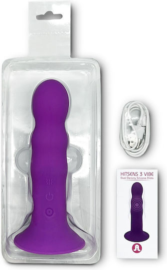 Adrien Lastic Hitsens 3 Анално дилдо с вибрация Medium Лилав 18.2см