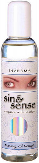 Inverma Sin & Sense Massageöl mit Duft Nougat 150ml