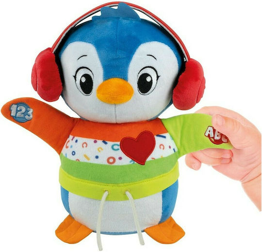 Baby Clementoni Ζωάκι Πιγκουίνος Χορευτούλης από Ύφασμα με Ήχους για 12+ Μηνών