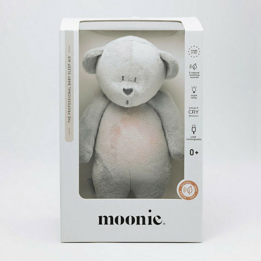 Moonie Schlafspielzeug The Humming Bear aus Stoff mit Lichtern für 0++ Monate