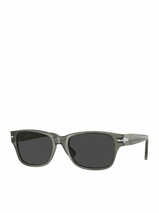 Persol Unisex Γυαλιά Ηλίου με Γκρι Κοκκάλινο Σκελετό και Μαύρο Φακό PO3288S 110348