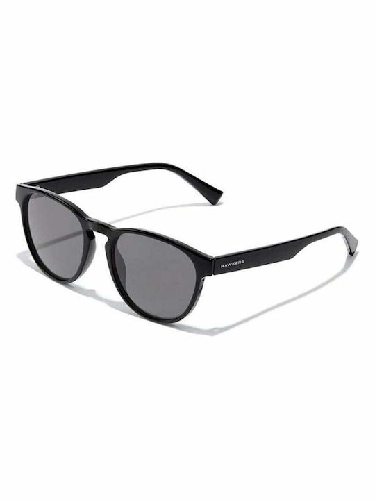 Hawkers Crush Women's Sunglasses with Black Plastic Frame and Black Lens