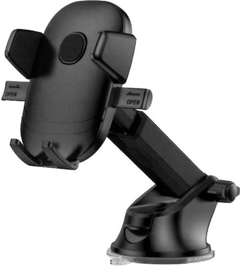 Tele Car Mobile Mount with Adjustable Hooks Black