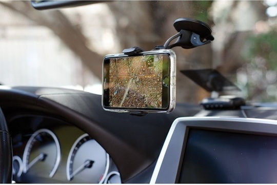 Pulse Βάση Κινητού Αυτοκινήτου Pulse Mobile Pro 2-10cm με Ρυθμιζόμενα Άγκιστρα