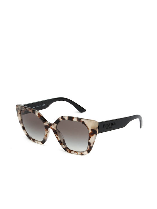 Prada Women's Sunglasses with Gray Tartaruga Plastic Frame and Gray Gradient Lens PR24XS UAO0A7