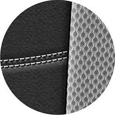 Auto Gs Front Car Seat Covers 4pcs Polyester Super Sport All in One Black / Gray Black-Grey