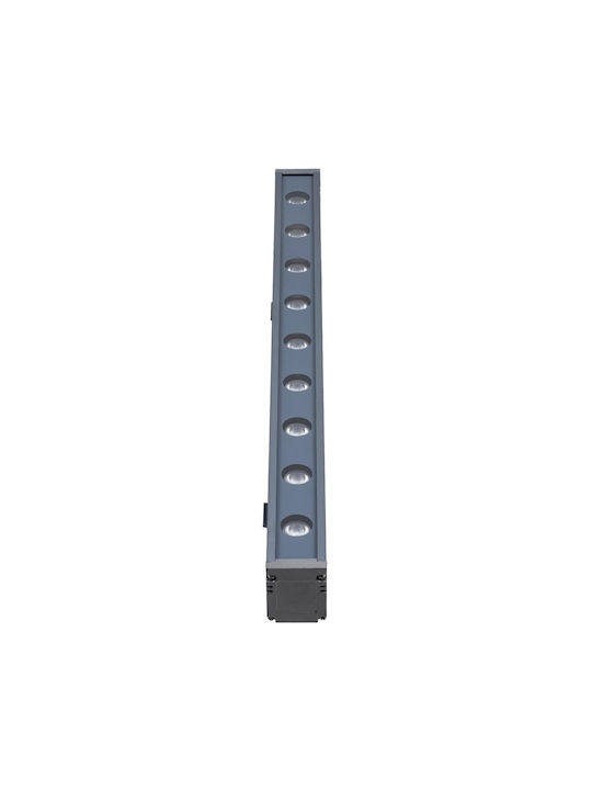 GloboStar Wall Washer Outdoor Floor Lamp 18W RGBW IP65 Gray
