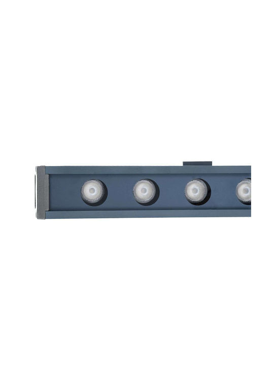 GloboStar Wall Washer Outdoor Floor Lamp 18W RGBW IP65 Gray