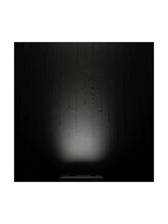 GloboStar Außenstehlampe LED Wall Washer 9W mit Kaltweißem Licht IP65 Grau