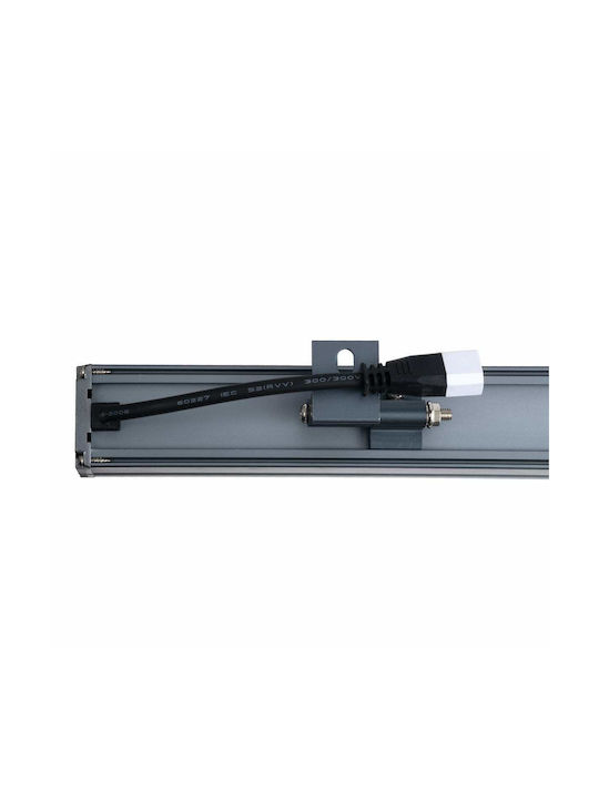 GloboStar Außenstehlampe LED Wall Washer 6W mit Blauer Farbe IP65 Grau