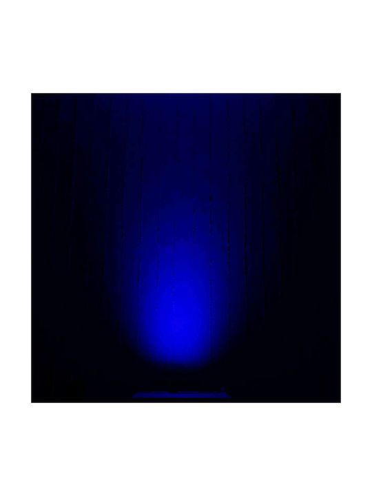 GloboStar Außenstehlampe LED Wall Washer 6W mit Blauer Farbe IP65 Grau