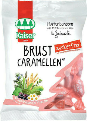 Kaiser 1889 Brust Caramellen Dropsuri cu 15 ierburi și uleiuri 60gr