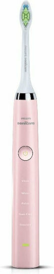 Philips Sonicare DiamondClean 9000 Electric Toothbrush with Timer and Travel Case Pink