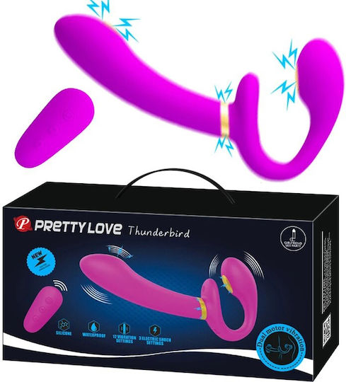 Pretty Love Thunderbird Trägerlos Strap On mit Dildo 14.8cm in Rosa Farbe