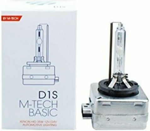 M-Tech Lamps Car & Motorcycle D1S Xenon 4300K Natural White 12-24V 35W 1pcs