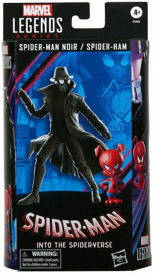 Φιγούρα Δράσης Into the Spider-Verse Spider-Man Noir & Spider-Ham Marvel Legends Spider-Man για 4+ Ετών 15εκ.