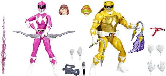 Φιγούρα Δράσης x TMNT: Lightning Collection Morphed April O´Neil & Michelangelo 2-Pack Power Rangers