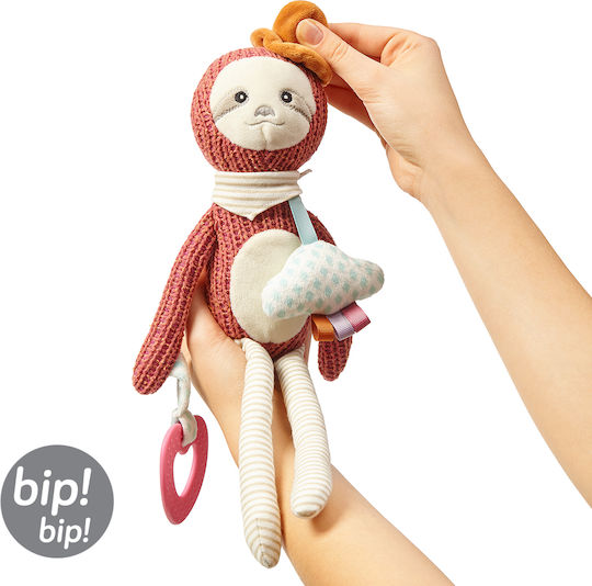 Babyono Jucărie Suspendată Auto Cu Teether Ursuleț Leon Pentru Nou-Născuți