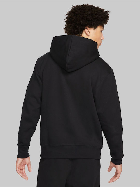 Jordan Sport Dna Men's Sweatshirt with Hood and Pockets Black