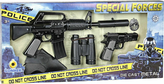 Gonher Police Special Set Force 8 Shots Kids' Pistol 446/6