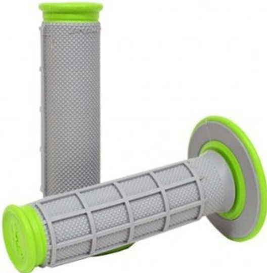 Renthal Motorradlenkergriffe MX Dual Compound in Gray Farbe